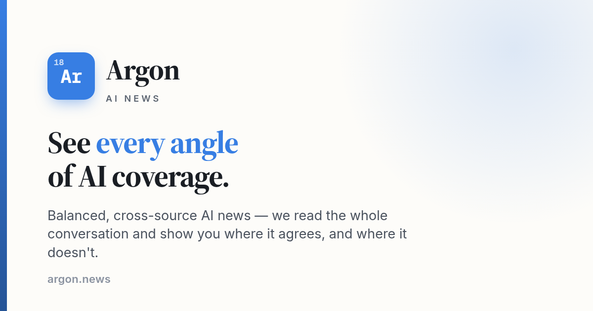 Argon AI News — See Every Angle of AI Coverage